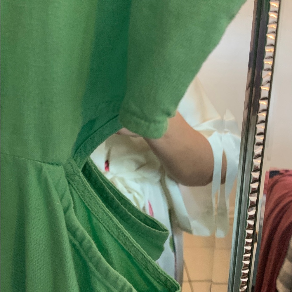 Gap Mint Green Button-Down Dress - image 2